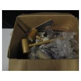 Leather Working Books, Some Tools & Leather