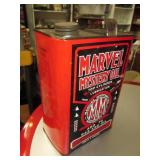 9" VTG Can Marvel Mystery Oil - Full!