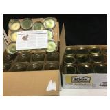 Canning Jar Lot ,1  set Looks New , 1 is used case
