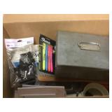 2 Boxes Of Assorted Office Supplies