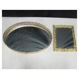 Gold Gilded Vanity Trays