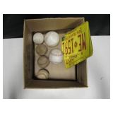 Various Baseballs & A Few License PLates
