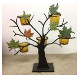 Fall Leave Votive Candle Holder Stand