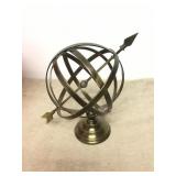 Brass Armillary Sphere w Arrow Nautical Globe 11"