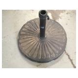 20" Solid COncrete Patio Umbrella Stand