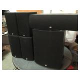 HUge 6 Piece Vintage PSB Home Speaker System