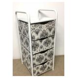 Metal 4 Drawer Shoe Cubby Makeup Arts Crafts Etc