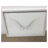 Signed Angel WIngs Floating Paper Wall Art