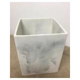 Grey Quartz Stone Wastebasket
