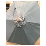 Light Blue Weathered Patio Umbrella