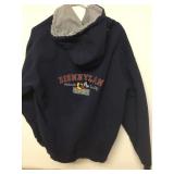 Disneyland 1955 Mickey Navy Blue Hoodie Mens Lrg