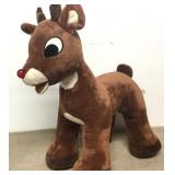 24"x24" Rudolph The Red Nosed Reindeer Plush