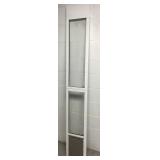 Pet Safe White Glass Sliding Door Pet Gate
