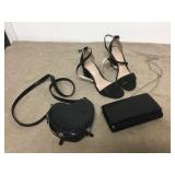 Fashion Heels Matching Purse & Heart Purse