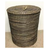 Natural Woven Seagrass Clothes Hamper New