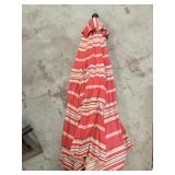 9 Foot Striped Patio Umbrella
