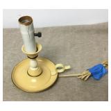 Vintage Candle Holder Style Working Accent Lamp