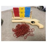 Rubberband Gun Game Handmade