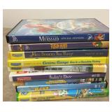Assorted Childrens Dvds Little Mermaid Etc