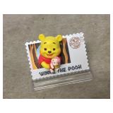 WInnie The Pooh 3d Stamp Placard 4" Long