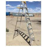 Werner 368 8 Foot Aluminum A Frame Folding Ladder