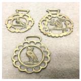 Vintage Brass Horse Bridal Animal Show Pieces