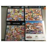 Fun 1000 piece Puzzles Old Cartoons Five & Dime Et