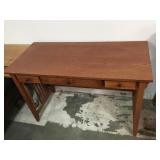 Wood 3 Drawer Sofa Side Table