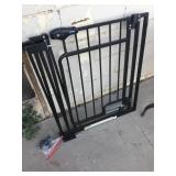 Top Paw Black Metal Pet  Gate W/Hardware