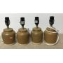 Lot of 4 9" Decorative Ceramic Lamps