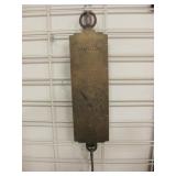 Antique Chatillon Hanging Milk Scale 40/120lb