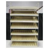 Retail Counter Display Shelf w/ Plastic Trays Retail Counter Display Shelf w/ Plastic Trays