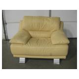 Italsofa Faux Leather Plush Chair