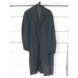 Vtg Military Style Blue Light Pea Coat