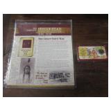 2 Indian Head Cents & Liberty Nickel w/ Data Cards 2 Indian Head Cents & Liberty Nickel w/ Data Cards