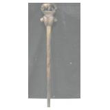 Elephant & Lion Carved Wood 30" Cane - Africa Elephant & Lion Carved Wood 30" Cane - Africa