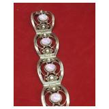 Mexican Sterling & Manufacture Opal Cuff Bracelet Mexican Sterling & Manufacture Opal Cuff Bracelet
