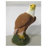 18" Tall Ceramic Bald Eagle Coin Bank Statue 18" Tall Ceramic Bald Eagle Coin Bank Statue