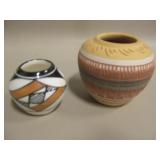 Small Navajo & Acoma Pueblo Pottery Bowls