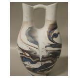 Nemadji Pottery Wedding Vase - 9.5" Tall