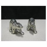 Vagabond House Pewter Bears Salt & Pepper Shakers