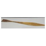 Decorative Hand Carved Wood Oar - 47" Long Decorative Hand Carved Wood Oar - 47" Long