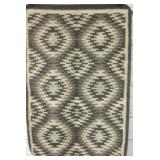 24" x 37" Woven Wool Rug