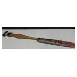 Pacific Northwest Native Carved Wood Oar 40" Long Pacific Northwest Native Carved Wood Oar 40" Long