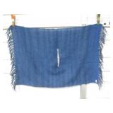 Vtg Lamb Wool Poncho - 46" x 31" Vtg Lamb Wool Poncho - 46" x 31"