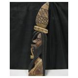 Jamaica Carved Wood Wall Decor 34.5" Tall