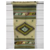 25" x 58" Woven Wool Mexico Blanket