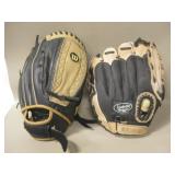 Wilson & Louisville Slugger Baseball Gloves Wilson & Louisville Slugger Baseball Gloves