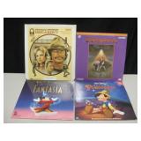 3 Laser Discs & 1 Video Disc - 2 Disney