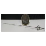Vtg Castello Fencing Mask & Prieur Paris Foil Vtg Castello Fencing Mask & Prieur Paris Foil
